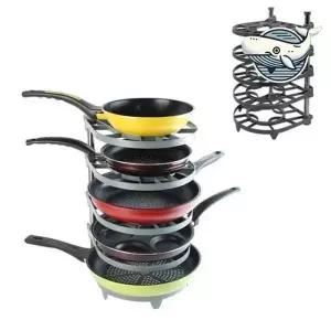 후라이팬 수납 정리대 5단 주방 정리 용기