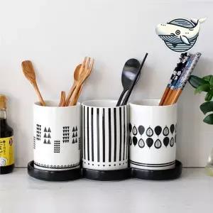 모던 디자인 수저 정리대 다용도 수저꽂이 수저함 예쁜수저통