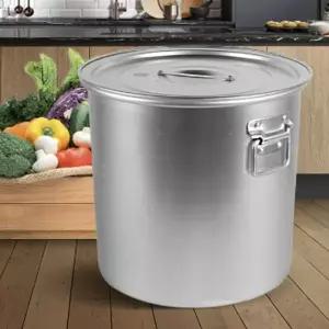 [RIZPICK]곰솥 들통 업소용육수통 스텐 잼팟 큰냄비 47L