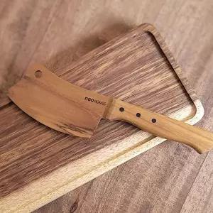 [RIZPICK]홈트리 통원목 티크우드 미니 다용도 나이프 빵칼