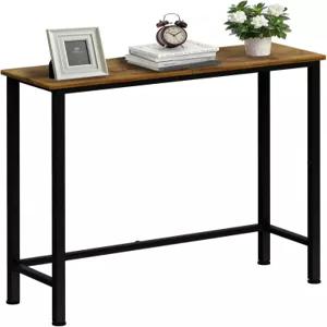 Mordchil HF 좁은 콘솔 테이블 29.5인치 소형 현관 얇은 복도 슬림 소파 사이드 거실 침실 로비 레트로