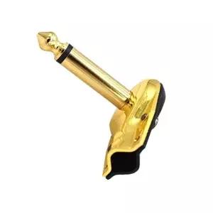 6.3 모노 5.5mm 고급 플러그 기타 페달 패치 커넥터 이펙터 연결 잭 납땜 CG021