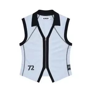 키르시 KIRSH 풀 오픈 피케 슬리브리스 스 J42C2KSL03SKA