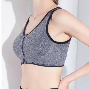 [오노마] ONM 여성 2컬러 앞지퍼 통기성 좋은 스포츠 브라탑