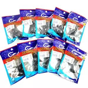 세정 eco 블랙 알추 물방울형 도래추 블랙봉돌 물방울추