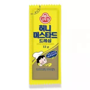오뚜기 1회용허니머스타드12gX200개 머스타드소스 디핑소스 샐러드소스 핫도그소스