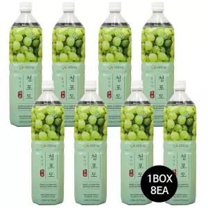 청포도 과일베이스 1500ml 1박스 8병 청사과에이드 청사과아이스티 청사과원액