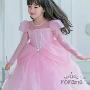 할로윈 핑크 진주 유아 여아 아동드레스 드레스 공주드레스  [mW8536A2]