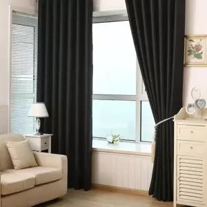 창문 암막커튼 햇빛차단 아일렛 방풍 가림막 4컬러 침실암막 봉 암막커텐