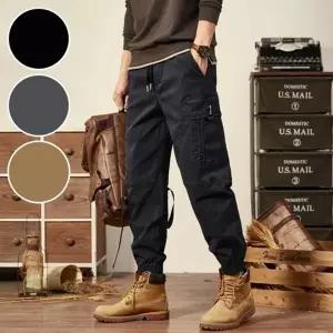 남성 카고 팬츠 와이드 조거 포켓 사계절 작업바지 전술바지 건빵바지