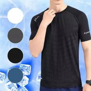 반팔티 아이스 운동 헬스 티셔츠 쿨티 짐웨어 쿨링티셔츠 헬스 반팔
