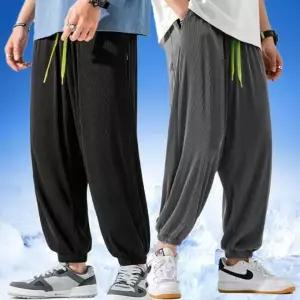 아이스 쿨링 조거 운동 작업 고무줄 밴딩 냉장고 바지 트레이닝바지