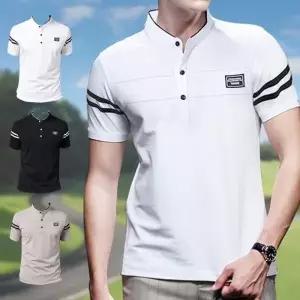 골프웨어 티셔츠 남성 카라넥 유니폼 반팔티 상의 유니폼 골프 등산