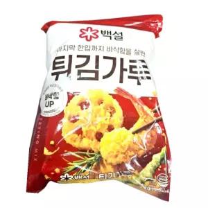 백설 튀김가루 1KG X 5개 바삭한튀김가루 업소용튀김가루 식자재튀김가루