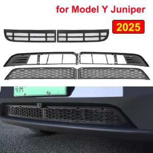 테슬라 모델 Y 주니퍼 2025 출시용 내부 벤트 그릴 앞 범퍼 하단 방충망 에어 인렛 방진 커버