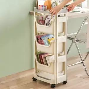 다용도 이동식 트롤리 부엌 트레이 바퀴 선반 바구니 수납장 함 장