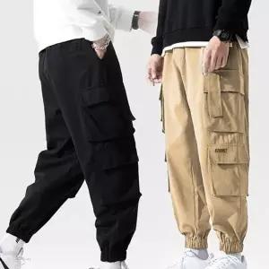 남성 조거 팬츠 편한 밴딩 건빵 바지 와이드 작업복 허벅돼 편한바지