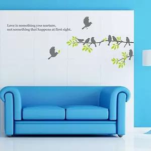 포인트스티커 포인트그래픽스티커 시트지 벽지 버드스토리 데코  [mW013892]