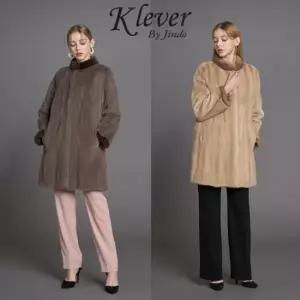 [롯데백화점]진도모피 무드 유색 밍크 휘메일 코트(K3W2EH08_)