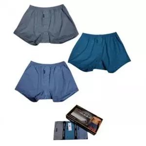 남자팬티 팬티 니트 실켓가공 고급 트렁크 3매입 폴밋