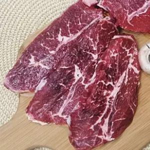 국내산 소고기 부채살 스테이크 300g 육우 소고기 고기 구이용 부채살