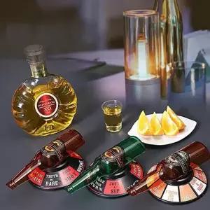 복불복 룰렛 게임 주루마블 휴대용 술병 술자리 보드 게임 돌리기 연말 파티 용품 신년회