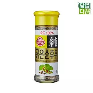 오뚜기 굵은 순후추 병 45g x 5개 오뚜기 양념 조미료 통후추 병후추