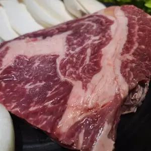 국내산 육우 꽃등심 립아이 스테이크 600g