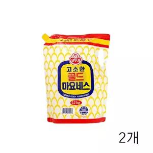 오뚜기 골드 마요네즈 3.2KG X 2개 골드마요네즈 업소용마요네즈 파우치마요네즈