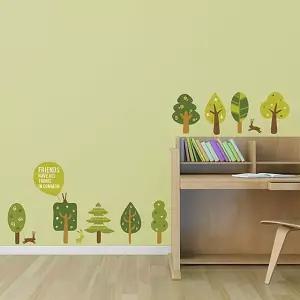 포인트스티커 시트지 벽지 래빗포레스트 디자인스티커 그래픽스티커 [m249696]