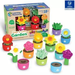 러닝리소스 색깔도형 정원놀이 숫자놀이 도형학습 맞추기 매칭게임 꽃화분 수세기