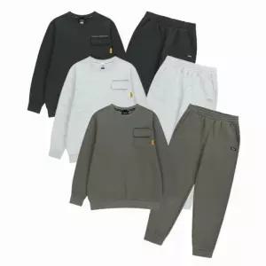 내셔널지오그래픽 키즈 기모 맨투맨 트레이닝 상하 세트 K254UPB010 365423