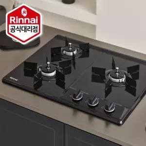 린나이 3구 가스레인지 빌트인 매립형 RBR-NC310DJ