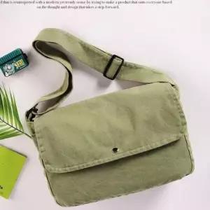 [패션] 캐주얼 캔버스 메신저백 가방 빈티지 가방 카키