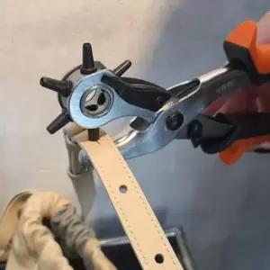 [문구] 가방끈 벨트 구멍 뚫기 가죽 펀칭기 일반형 소품 작업 도구