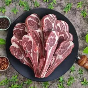 호주산 양갈비 숄더랙 2KG 어린양 숄더랙 양갈비 프랜치랙 캠핑고기