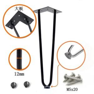 철제 메탈 테이블 책상 다리 패드 바닥 보호대 및 소파 가구 미끄럼 방지 고무 발 4 개