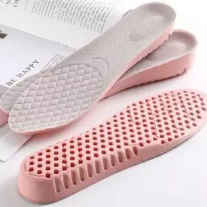 신발깔창 기능성 키높이 메모리폼 벌집 쿠션 운동화 깔창 핑크