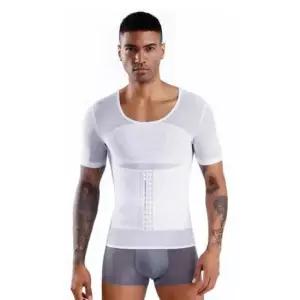 여유증보정속옷 매끈한 몸매 남성 보정티 이중 복부 여유증 압박 속옷