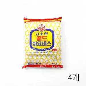 오뚜기 골드 마요네즈 파우치 3KG X 4개
