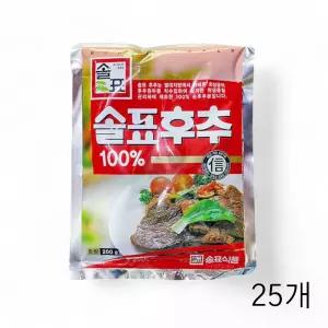 솔표식품 솔표후추 후추분말 200g X 25개