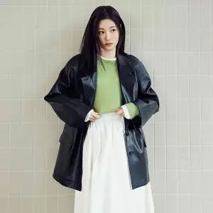 [온앤온](신세계 사우스시티)[정채연 착용] 스티치 레더 자켓 NEL5AJ807_10