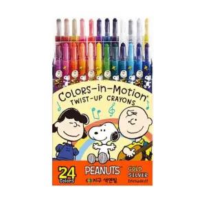 지구 피너츠 색연필 24색