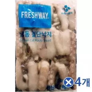 프레시원 냉동 절단낙지 M 500g x4개 낙지숙회 낙지요리 냉동낚지 연포탕 낙지볶음