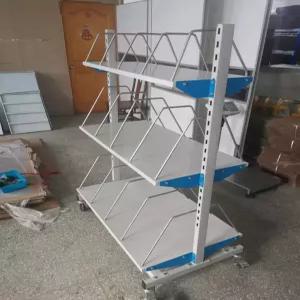 뽁뽁이거치대 발포지 커팅기 물류 이동식 거치대