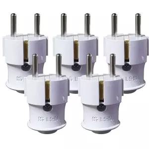 접지 일자 전기선 교체 플러그 5P 전선 코드선 만들기 어댑터 돼지코