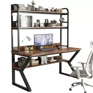 1인용 컴퓨터책상 타공판 인용 책상 랙 중고등학생 선반