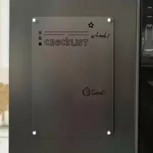 [문구/오피스] 투명 아크릴 보드 메모 칠판 스케줄러 패드