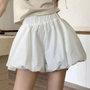 [옷은날개] 허리밴딩 벌룬 호박반바지 펌킨팬츠