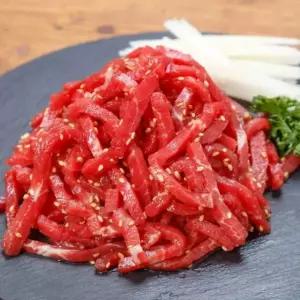 1등급 프리미엄 국내산 육회 2팩 500g + 소스2팩